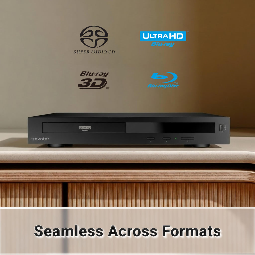 4K UHD Blu-ray Disc Player with Bluetooth F899