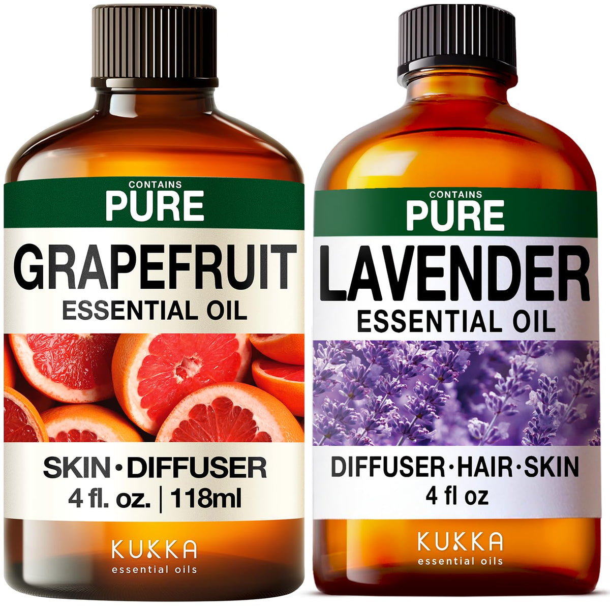 Grapefruit & Lavender Essential Oil Set 2x4 fl oz H814191