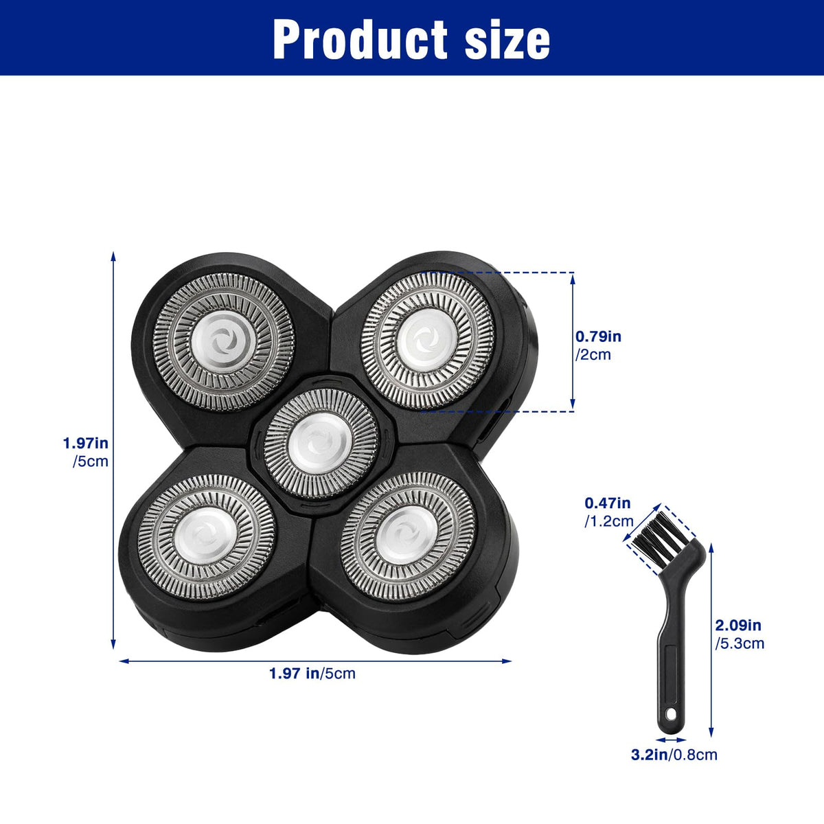 5 Pack Replacement Blades for Electric Razor S5950