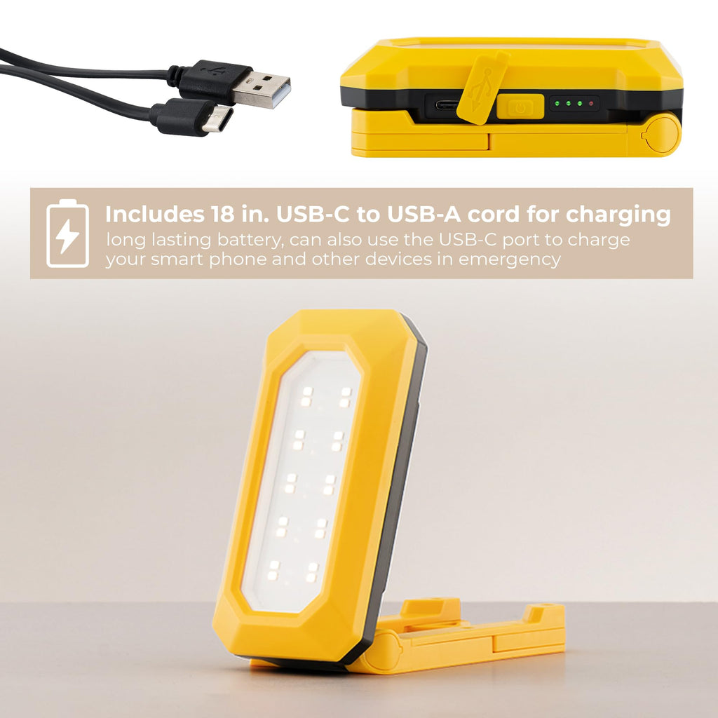 Rechargeable Magnetic LED Work Light 2.5W 1,500 Lumens F74345