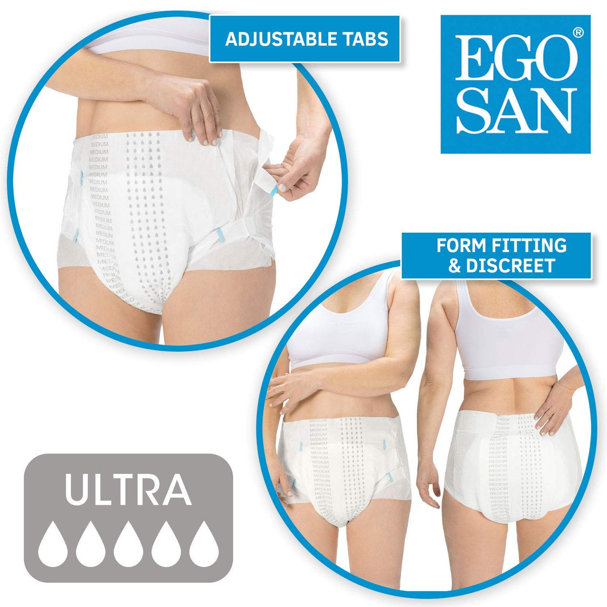 Large 15-Count Maximum Absorbency Adult Diaper Brief Q29683