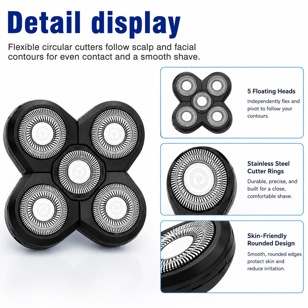 5 Pack Replacement Blades for Electric Razor S5950