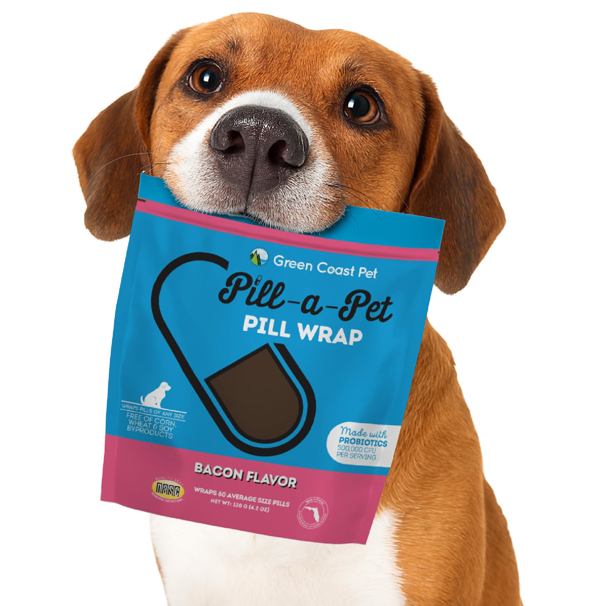 Bacon Flavor Dog Pill Wrap Z224528