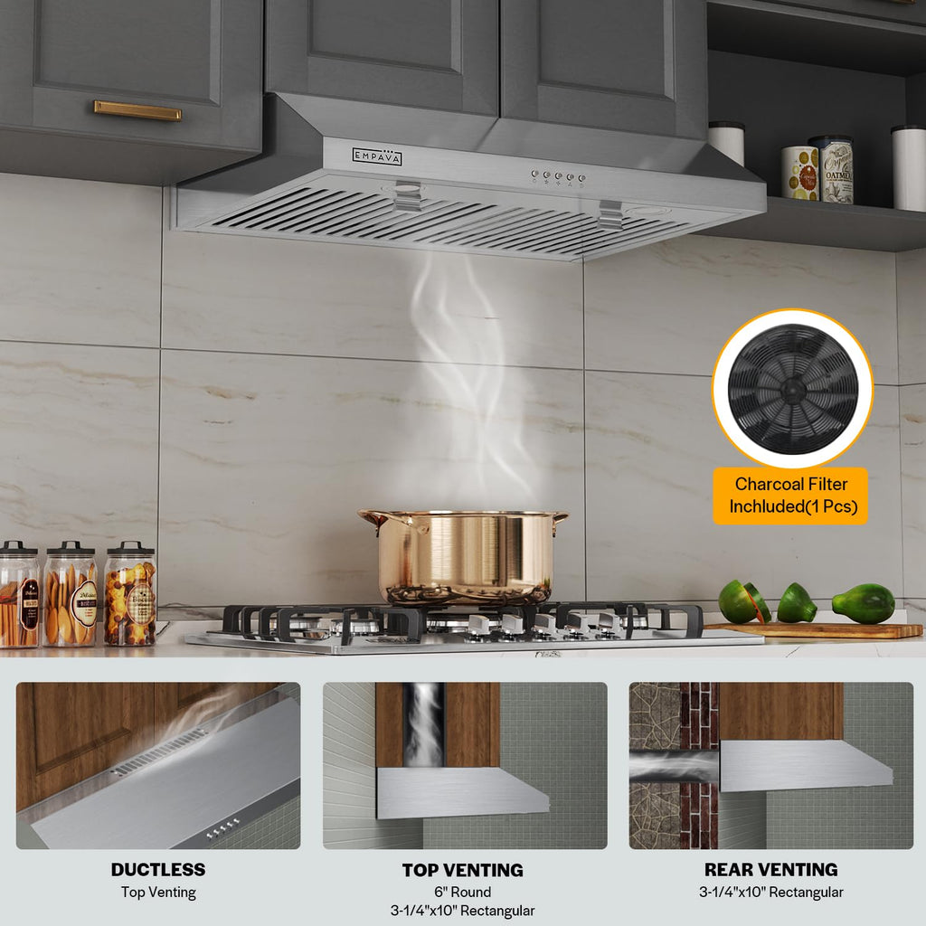 Ductless Under Cabinet Range Hood 30 Inch Y446