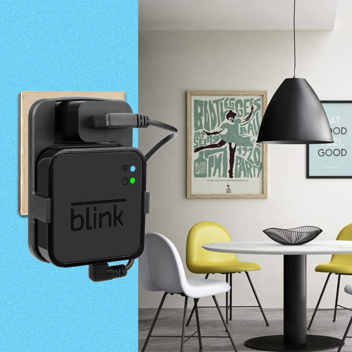 Wall Mount Bracket Holder for Camera (Black) O229481