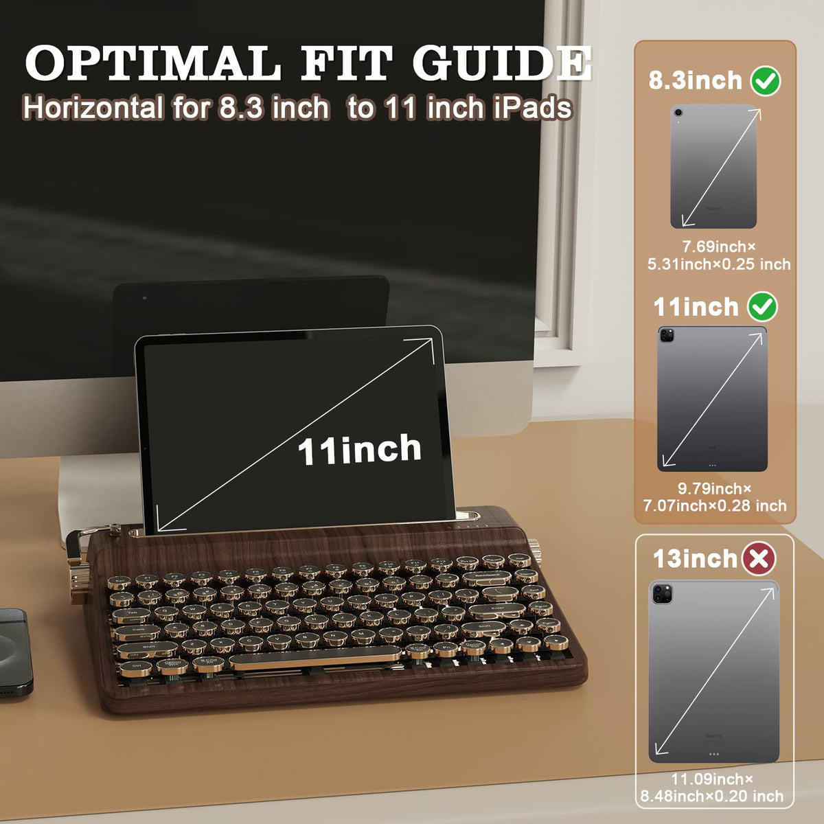 Wood Hot Swap RGB Keyboard B8367