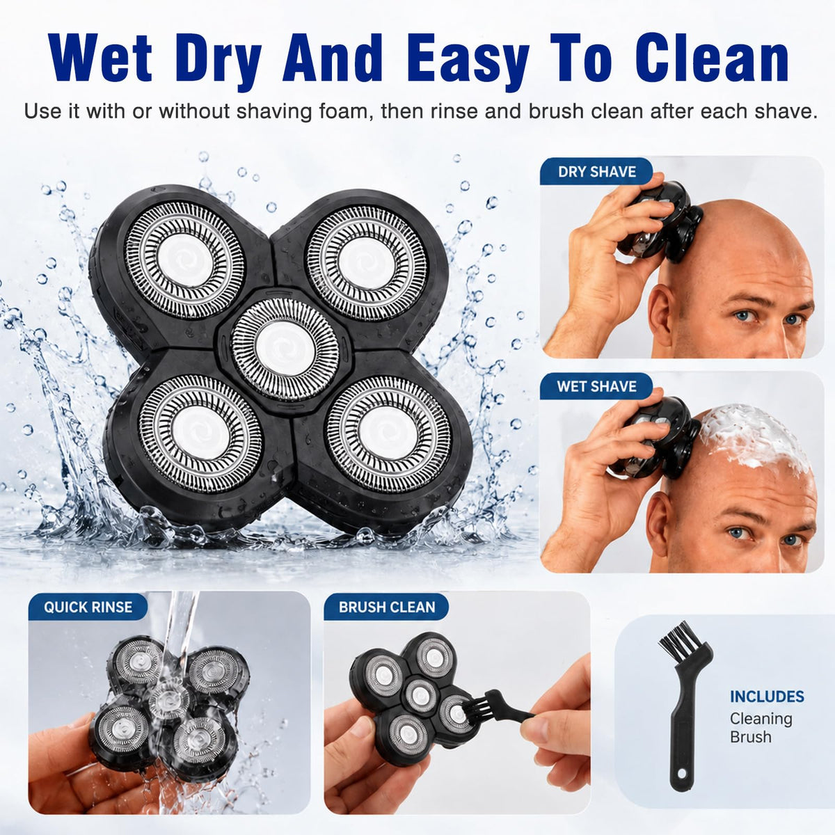 5 Pack Replacement Blades for Electric Razor S5950