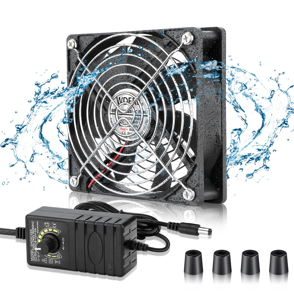 120mm x 25mm IP67 Waterproof Cooling Fan O683015