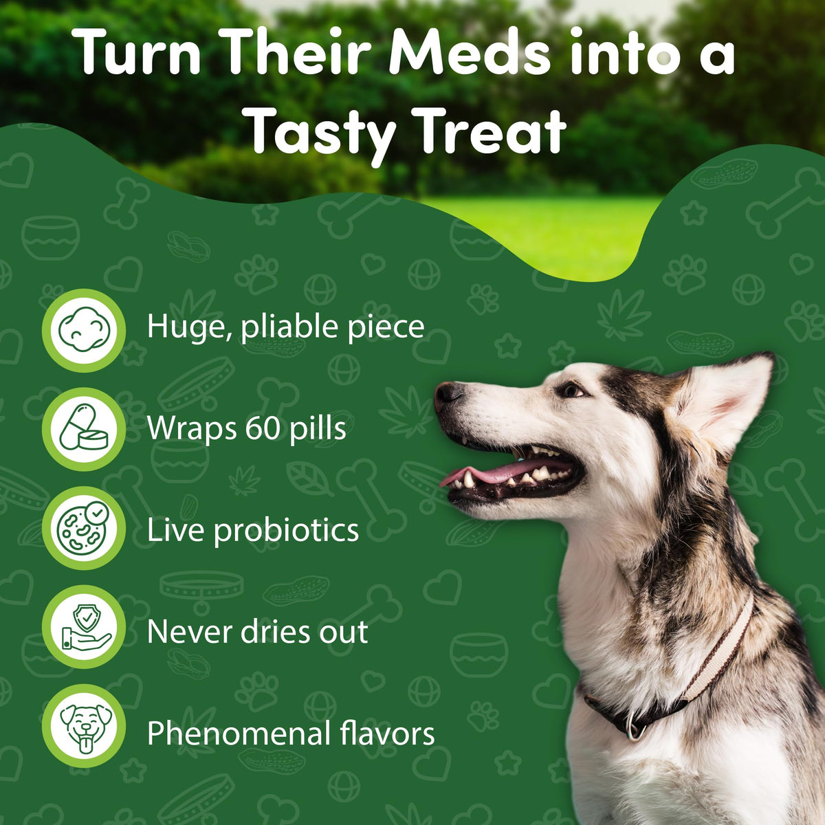Bacon Flavor Dog Pill Wrap Z224528