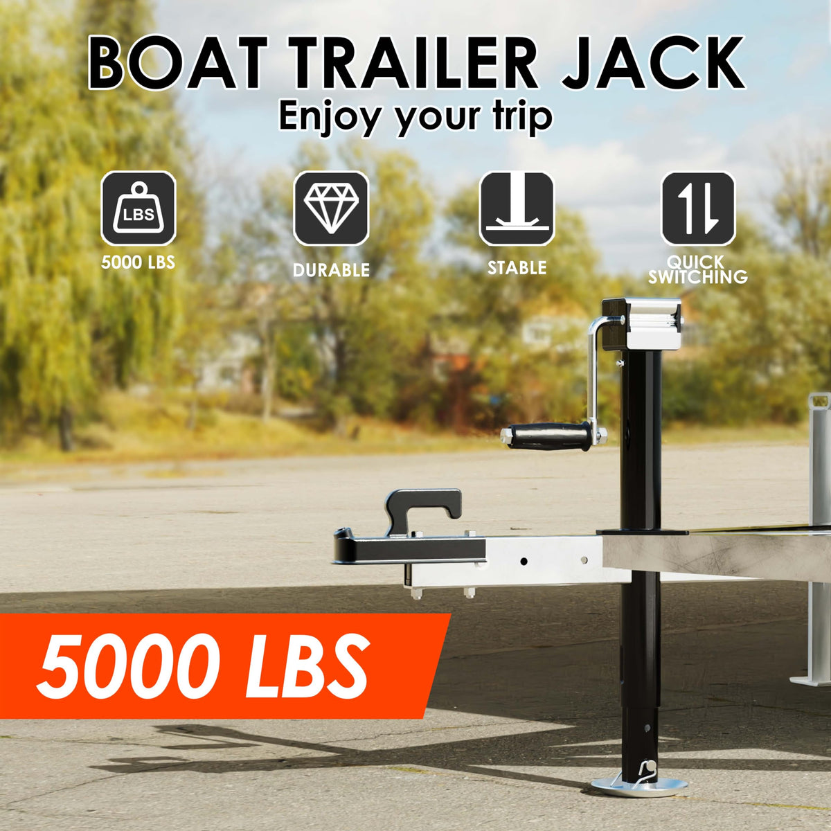 5000 lbs 15" Lift A-Frame Trailer Jack R19108