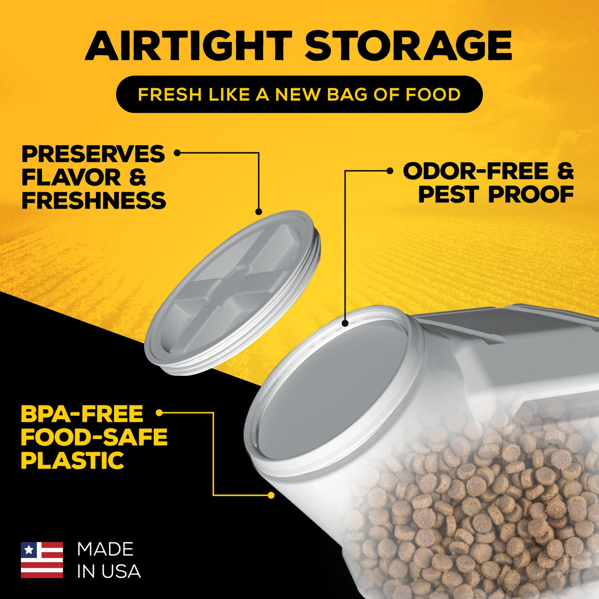 Airtight Pet Food Storage Container E165007