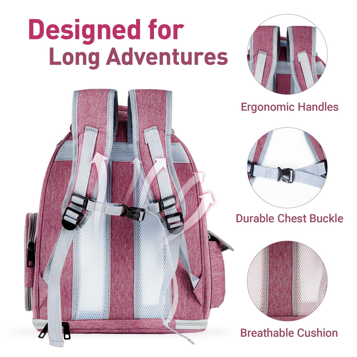 Cat Backpack Carrier Clear Bubble Window up to 15 lb L433