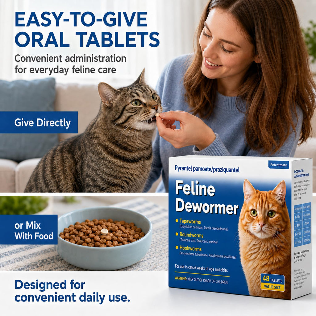 Cat Dewormer 48 Tablets E8872