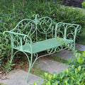 2-Seat Outdoor Metal Bench E48834