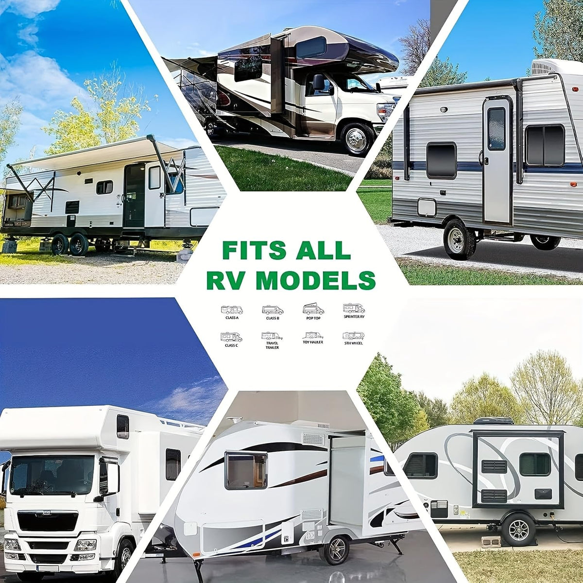 Heavy Duty Waterproof UV Resistant RV Roof Cover R863367