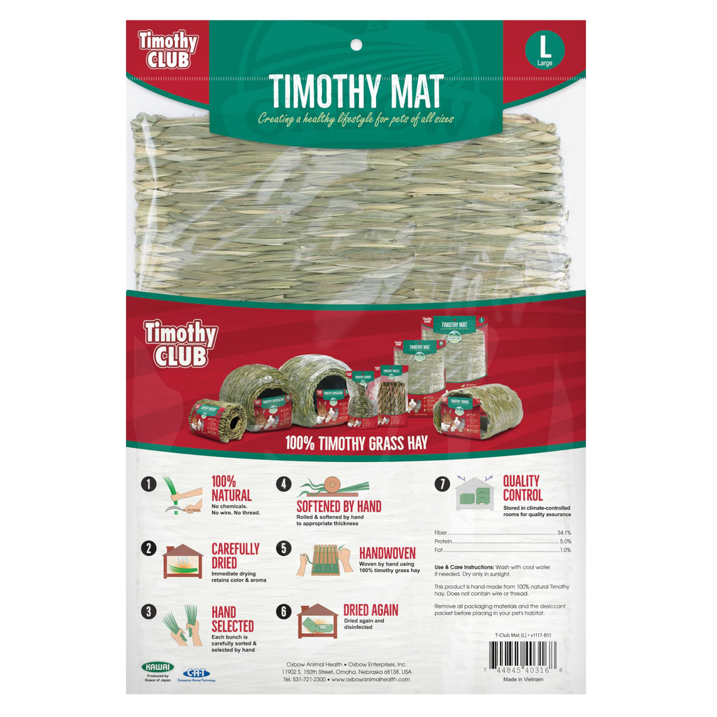 Timothy Hay Rabbit & Guinea Pig Chew Mat J36892