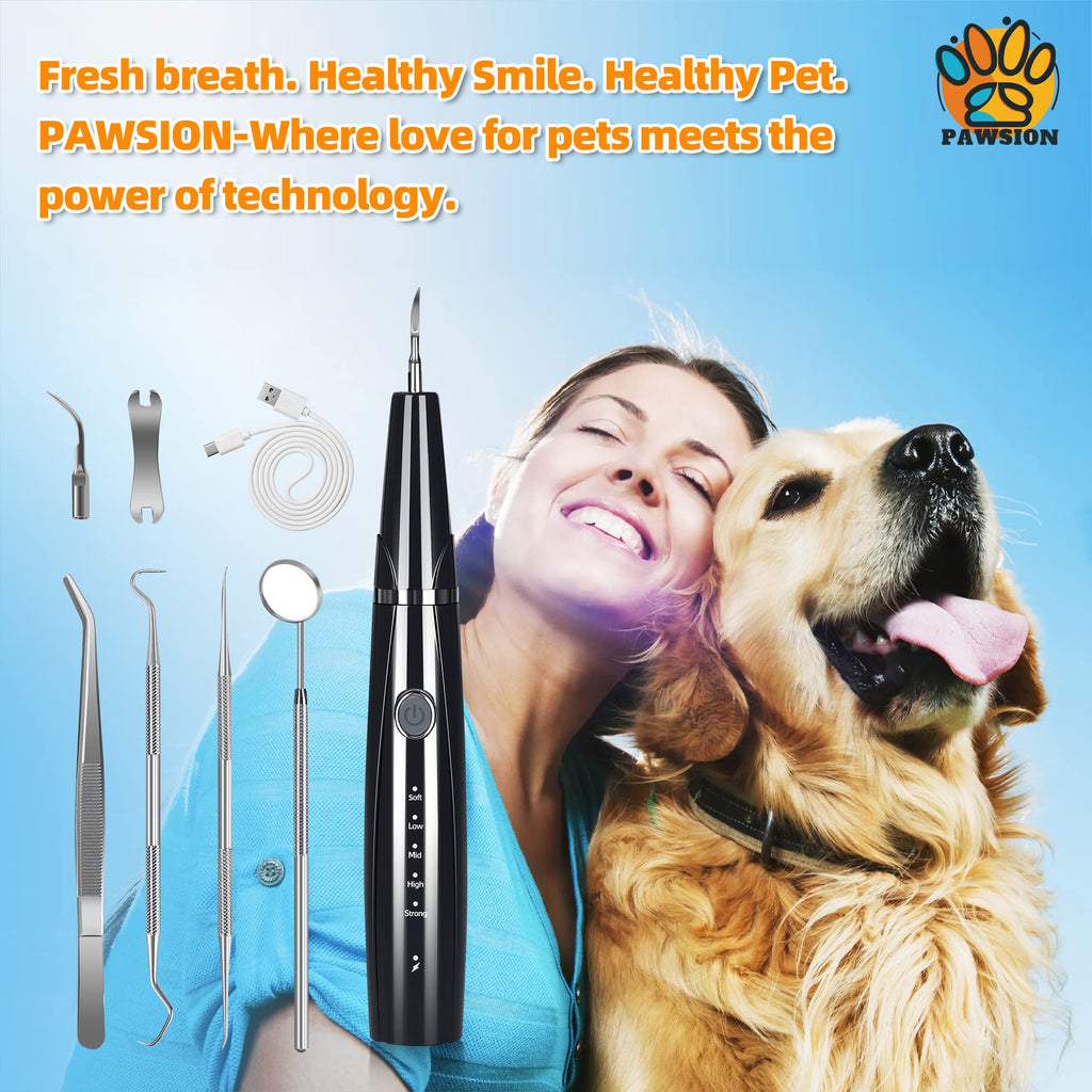 Ultrasonic Pet Tooth Cleaner Kit with LED Light D7614