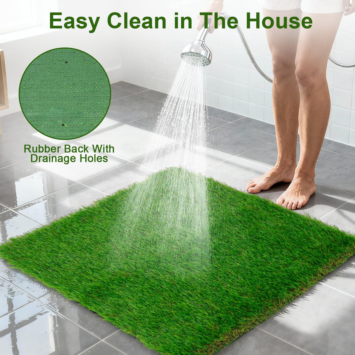 2 Pack 14 x 18 Inch Artificial Grass Dog Pee Pads K30325