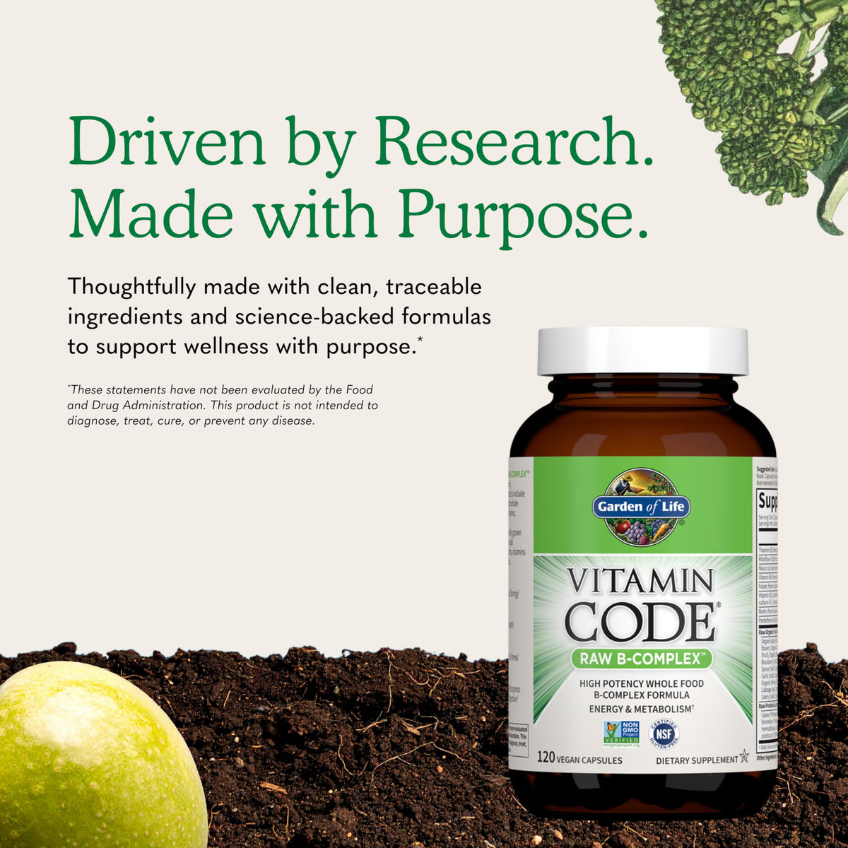 120 Vegan Capsules B-Complex X8830
