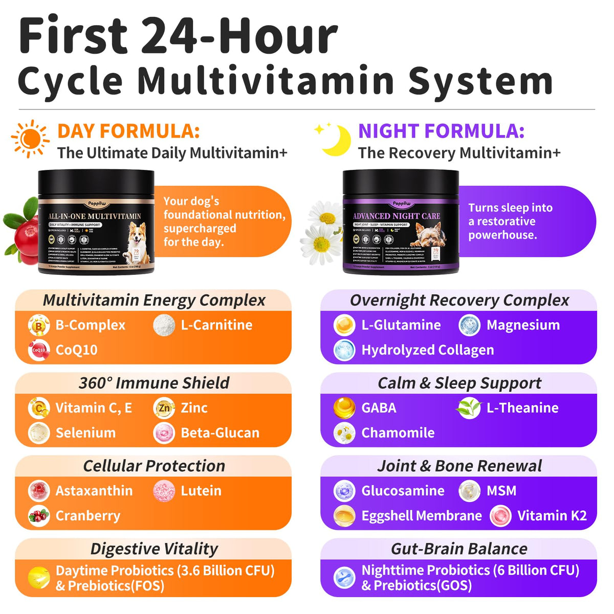 Dog Vitamins and Supplements 2 Pack Chicken P974