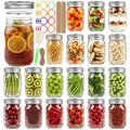 12 oz Regular Mouth Mason Jars 20 Pack T710590