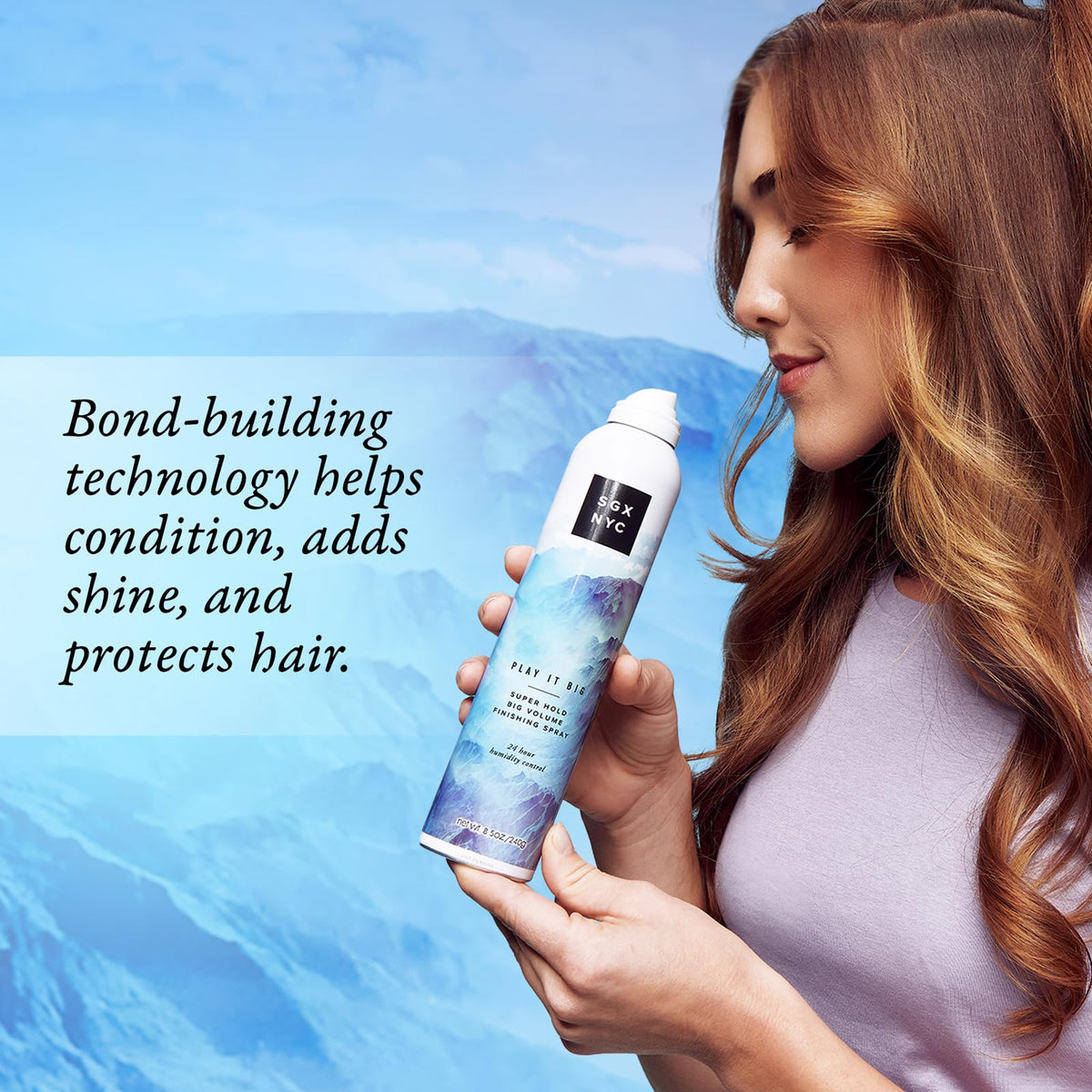 Volumizing Hair Spray with Coconut Oil 8.5 oz K3879