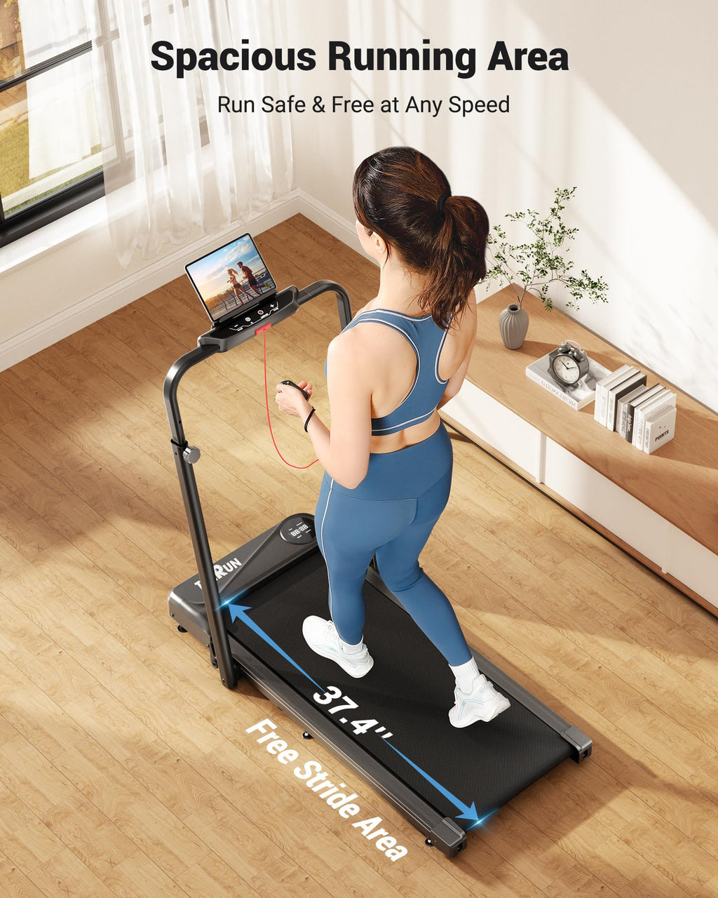 Walking Pad with Handle Bar L6565