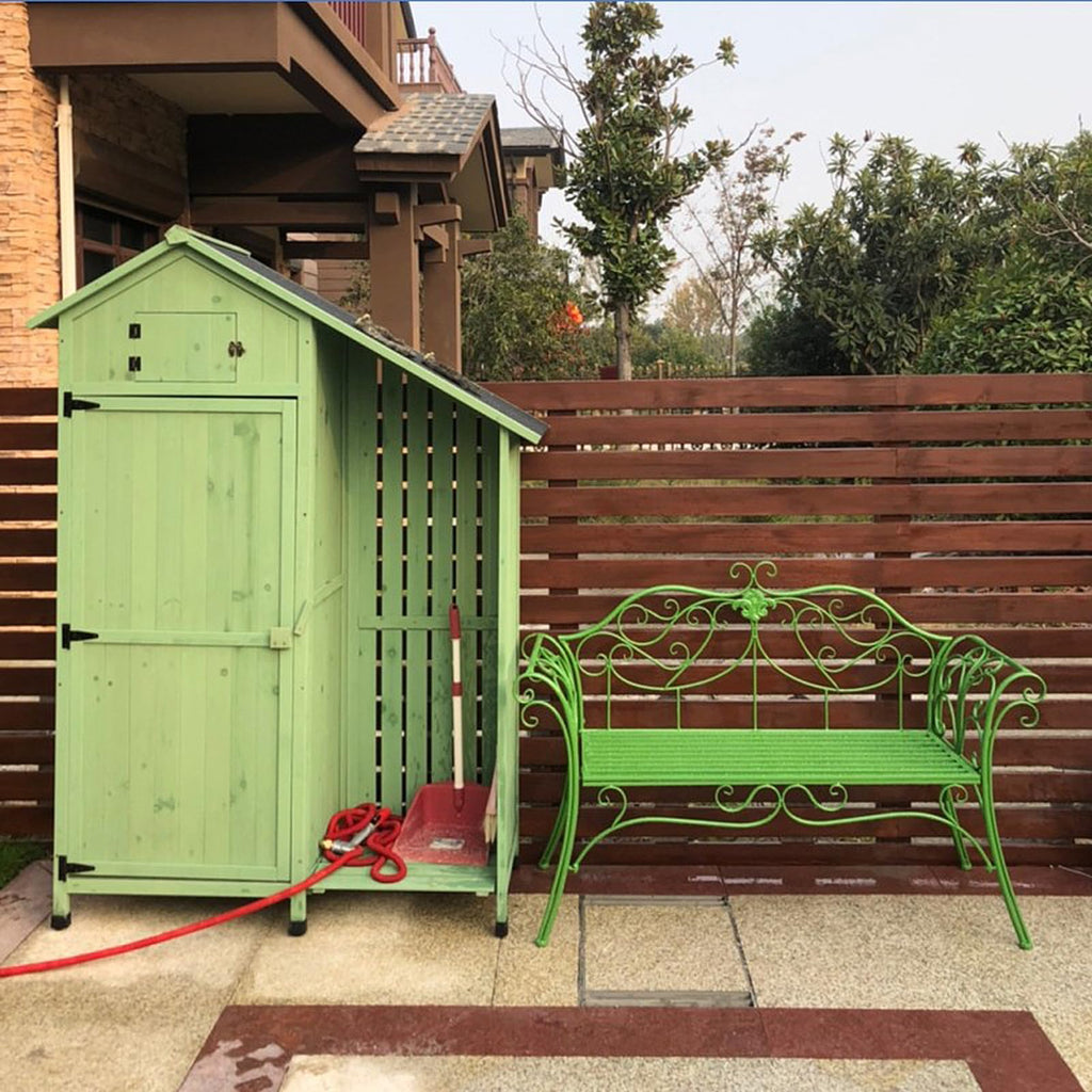 2-Seat Outdoor Metal Bench E48834
