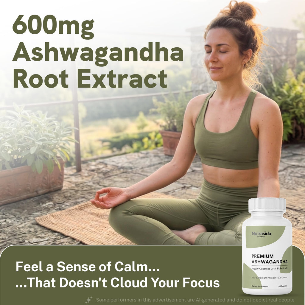 Ashwagandha 600mg Vegan Gluten-Free 60 Count I4646