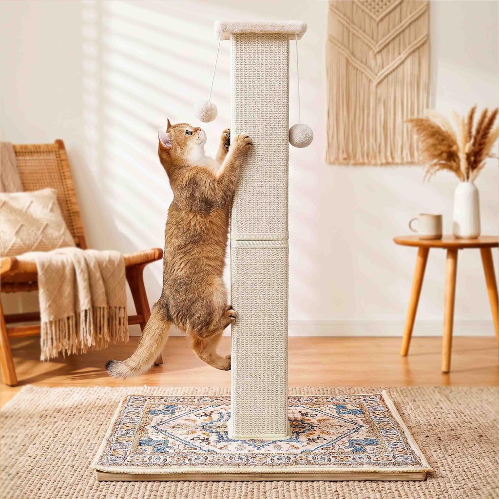 Tall Cat Scratching Post with Carpet A458873