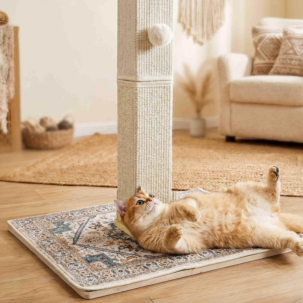 Tall Cat Scratching Post with Carpet A458873